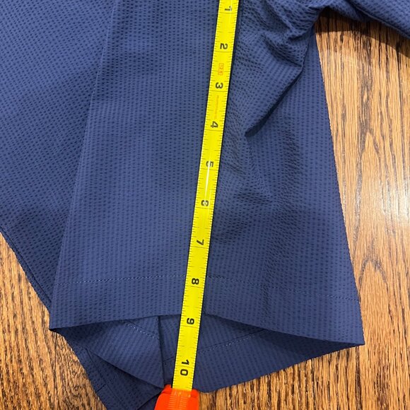 Peter Millar Crown Crafted Seersucker Performance Lightweight Shorts Sz 33 - Picture 6 of 8